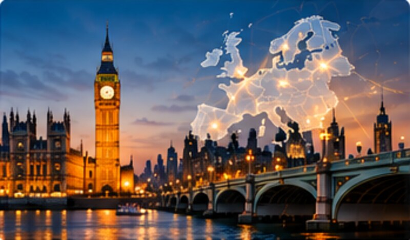 Europe regional skyline